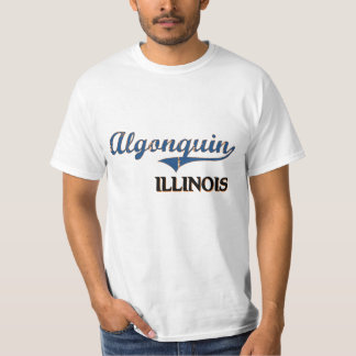 T-shirt Classique de ville de l'Illinois d'algonquin