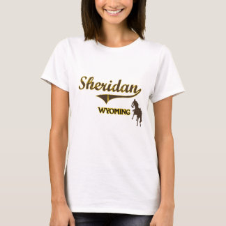 T-shirt Classique de ville de Sheridan Wyoming