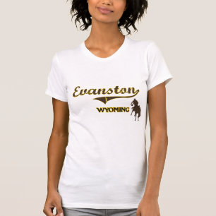 T-shirt Classique de ville d'Evanston Wyoming