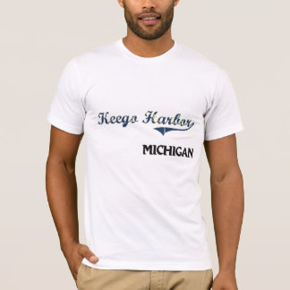 T-shirt Classique de ville du Michigan de port de Keego