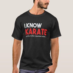 T-Shirt CLASSIQUE DRÔLE KARATÉ. JE CONNAIS LE KARA