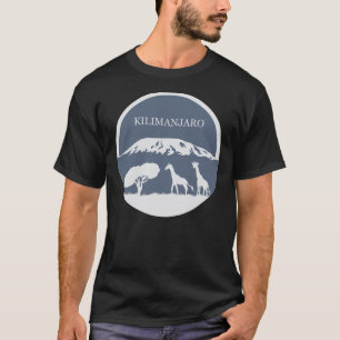 T-shirt classique du Kilimandjaro (bleu)