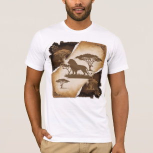 T-shirt classique du Lion d'Afrique - Vintage