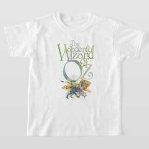 T-shirt classique du Magicien d'Oz avec les amis d