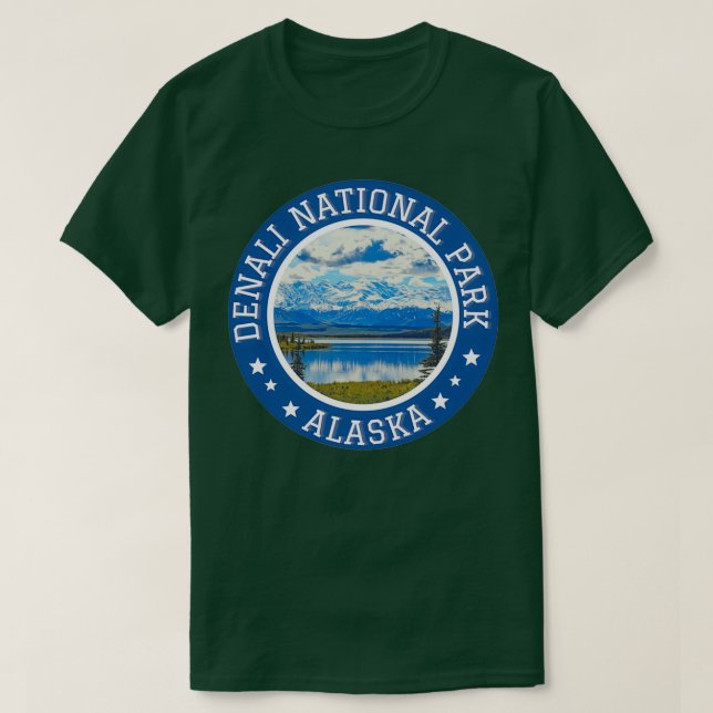 T-shirt Classique du parc national de Denali (Design devant)