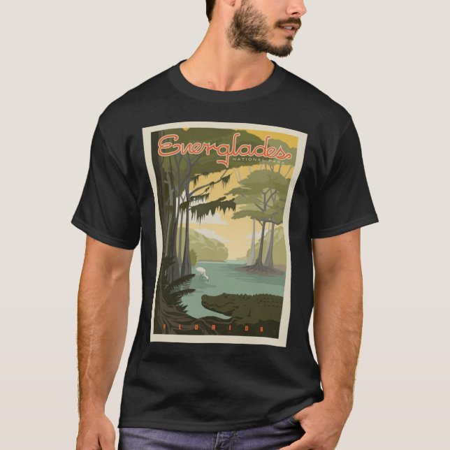 T-shirt classique du Parc national des Everglades (Devant)