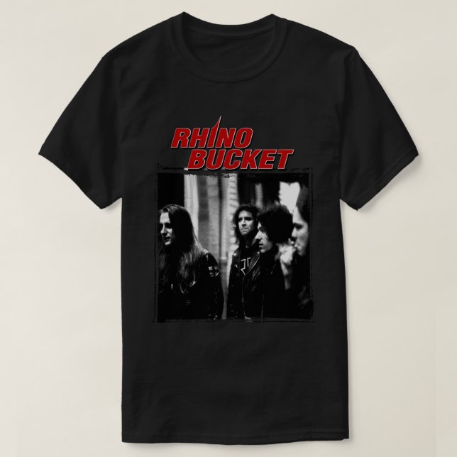 T-shirt classique du seau rhinocéros (Design devant)