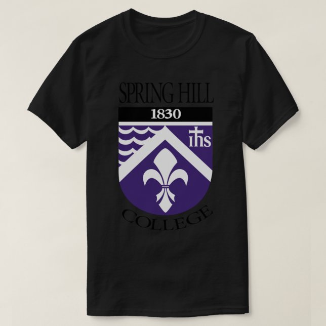 T-shirt classique du Spring Hill College (Design devant)