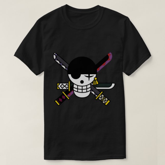 T-shirt classique d'un morceau de logo Zoro (Design devant)