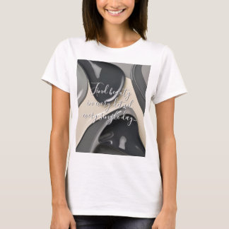 T-shirt classique en graphisme abstrait