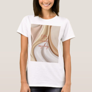 T-shirt classique en graphisme abstrait