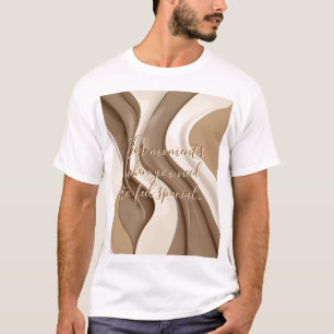 T-shirt classique en graphisme abstrait