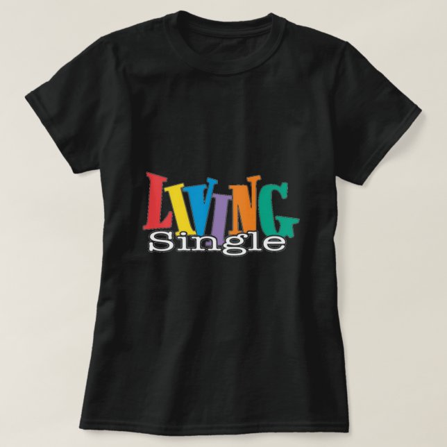 T-shirt classique en simple logo (Design devant)