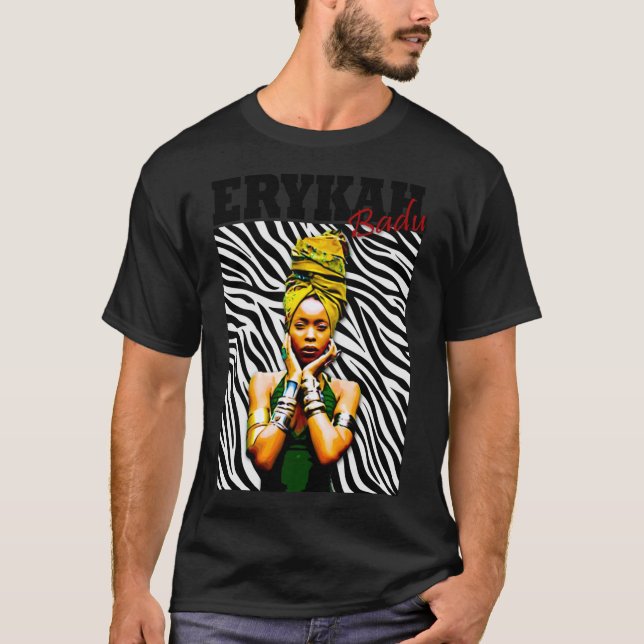 T-shirt classique Erykah Badu (Devant)