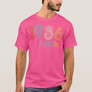 T-shirt Classique Fabriqué En 1986 Cadeau D'anniversaire