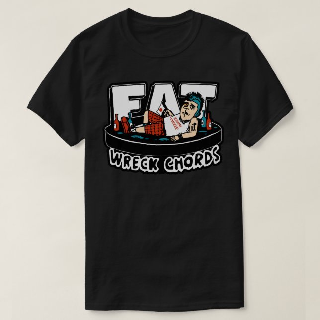 T-shirt classique Fat Kawaii Wreck (Design devant)