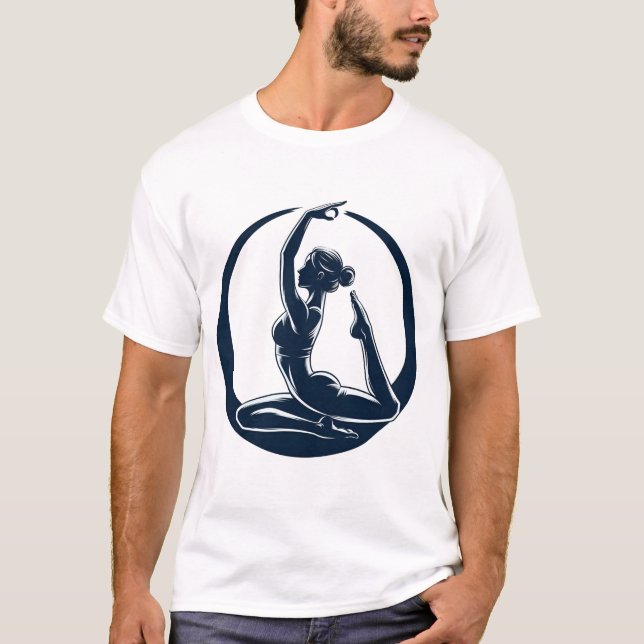 T-shirt classique fille Yoga (Devant)