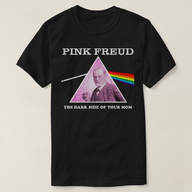 T-shirt classique Freud rose (Design devant)