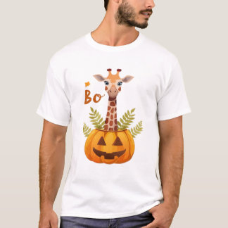 T-Shirt classique Giraffe Boo Halloween_8