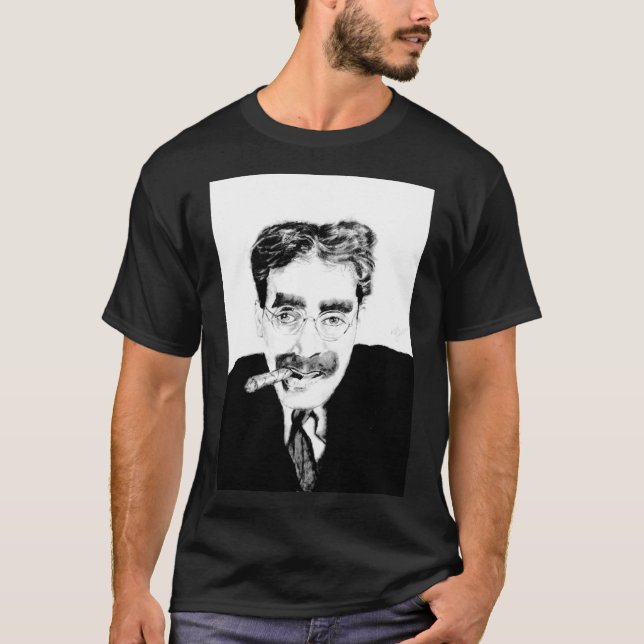 T-shirt classique Groucho Marx (Devant)