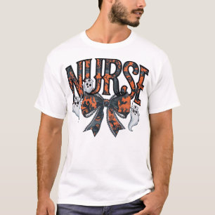 T-Shirt Classique Halloween Infirmière Effrayante