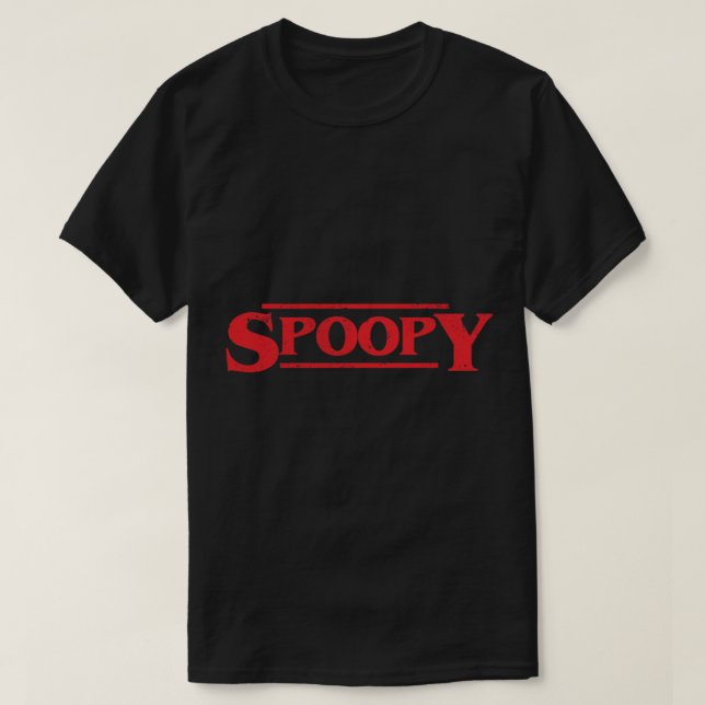 T-shirt classique Halloween SPOOPY (Design devant)