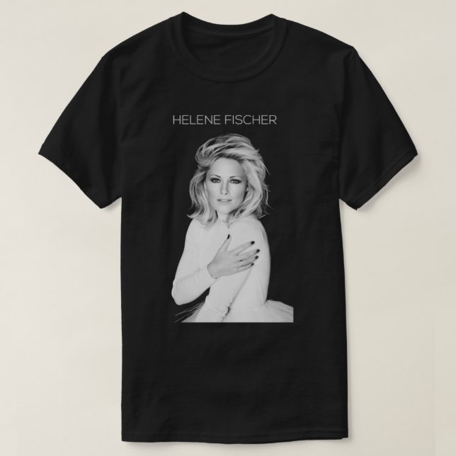 T-shirt classique Helene Fischer BW (Design devant)