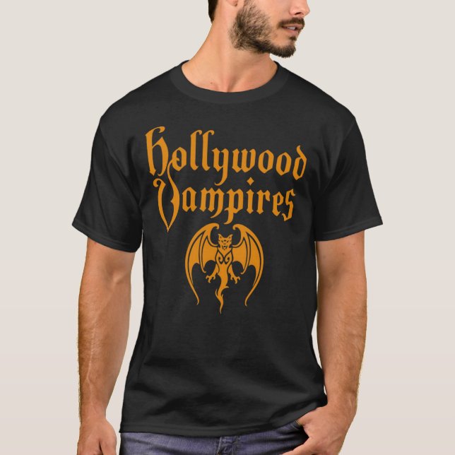T-shirt classique Hollywood    Vampires (Devant)