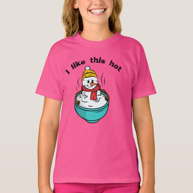 T-shirt Classique J'aime ça chaud (Devant)