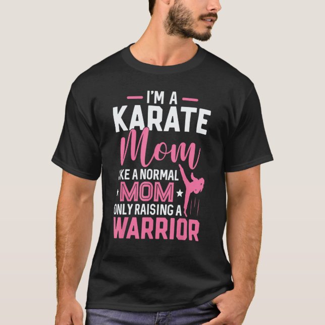 T-shirt Classique Je Suis Une Maman De Karaté Comme Une Ma (Devant)