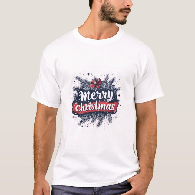 T-shirt classique Joyeux Noël”, (Devant)