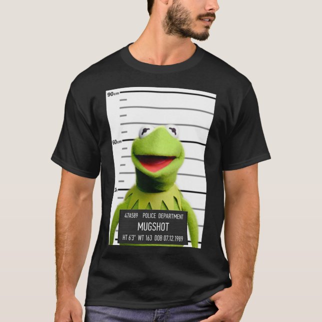 T-shirt classique Kermit Mugshot (Devant)