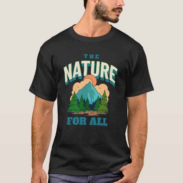 T-shirt Classique La nature pour tous (Devant)