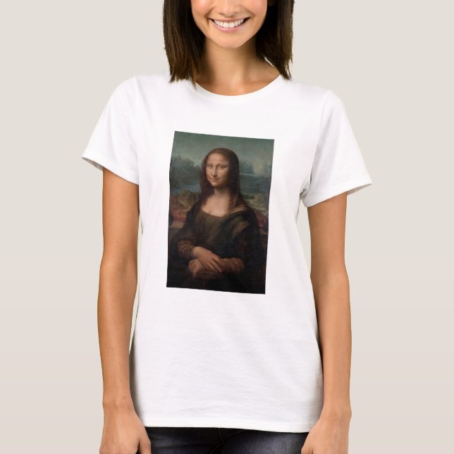 T-shirt Classique Leonardo da Vinci Mona Lisa (Devant)