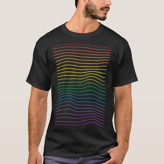 T-shirt classique LGBT+ Pride (Devant)