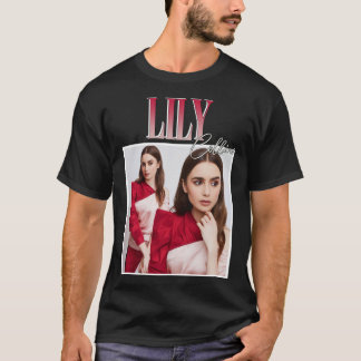 T-shirt classique Lily Collins