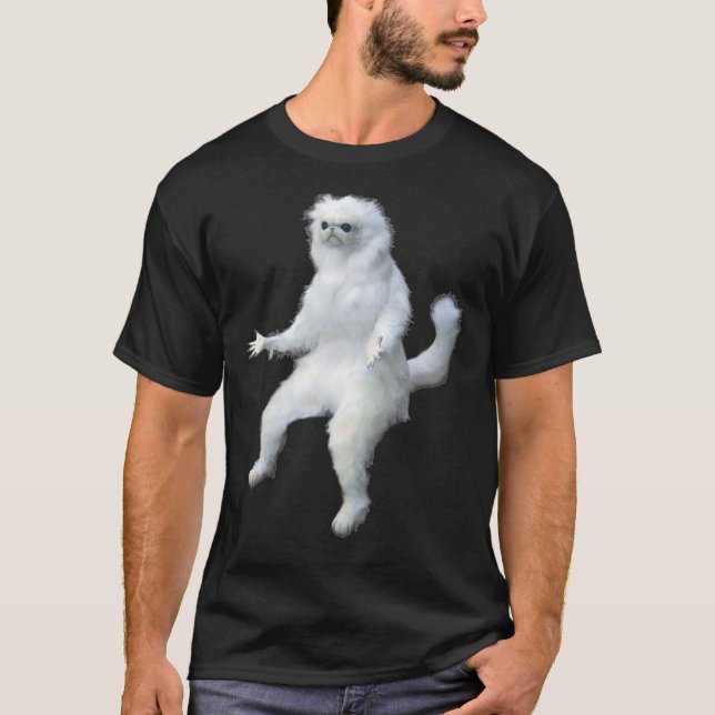 T-Shirt Classique Meme Gardien de Chambre Chat Per (Devant)