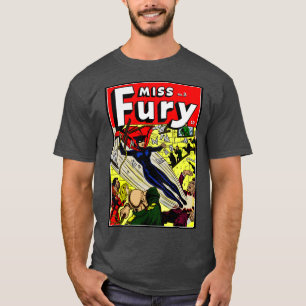 T-shirt classique Miss Fury Comics des années 1940