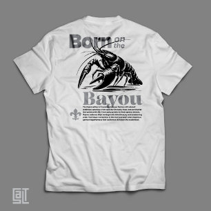 T-shirt Classique Né sur les Vibes Bayou Cajun
