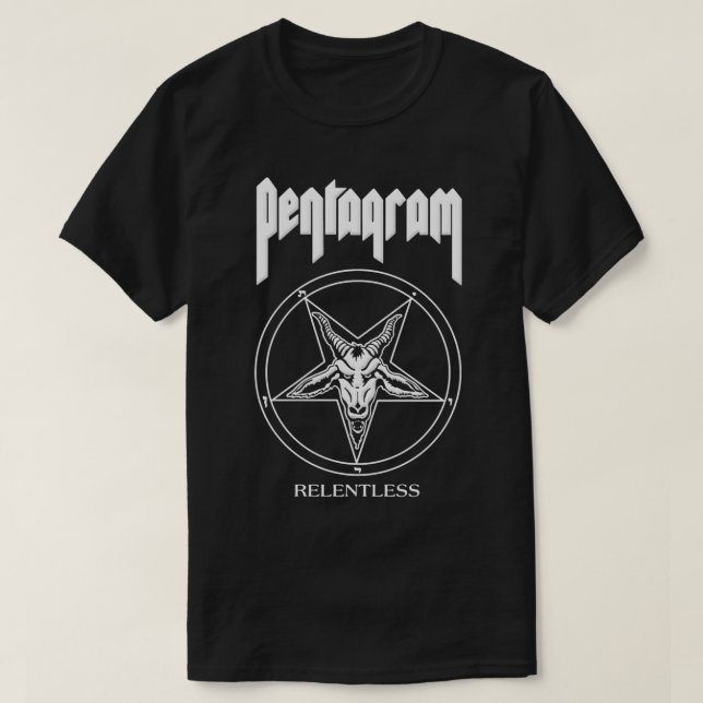T-shirt classique Pentagramme sans relâche (Design devant)