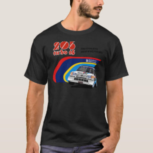 T-shirt classique Peugeot 205 T16
