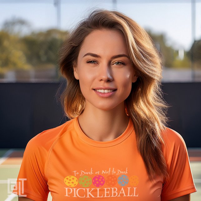 T-shirt Classique Pickleball Moderne Pour Diner ou Ne Pas  (Créateur téléchargé)
