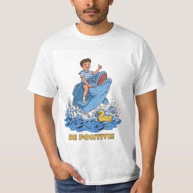 T-shirt classique positif (Devant)