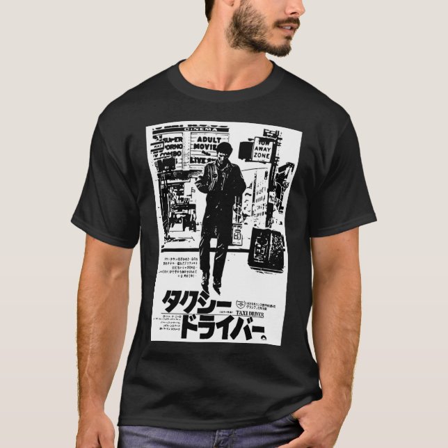 T-shirt classique pour chauffeur de taxi (Devant)