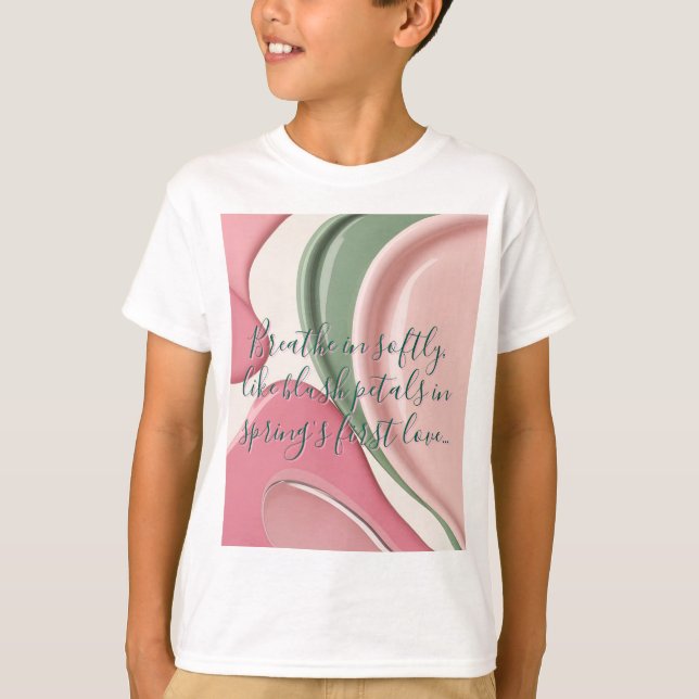 T-shirt classique pour enfants avec graphique styl (Devant)