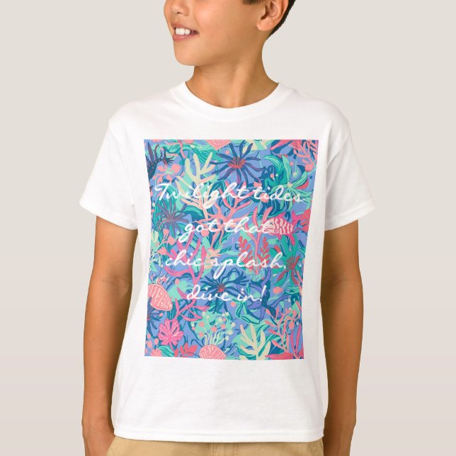 T-shirt classique pour enfants avec graphique styl (Devant)