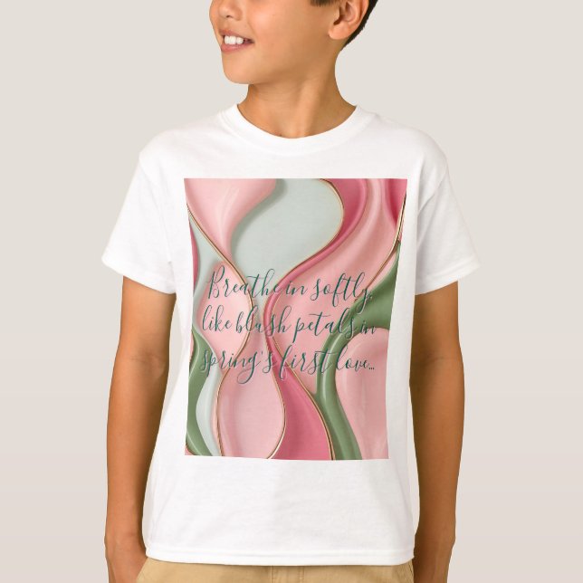 T-shirt classique pour enfants avec graphique styl (Devant)