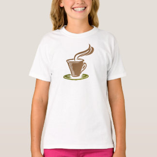 T-shirt classique pour enfants avec motif de tasse