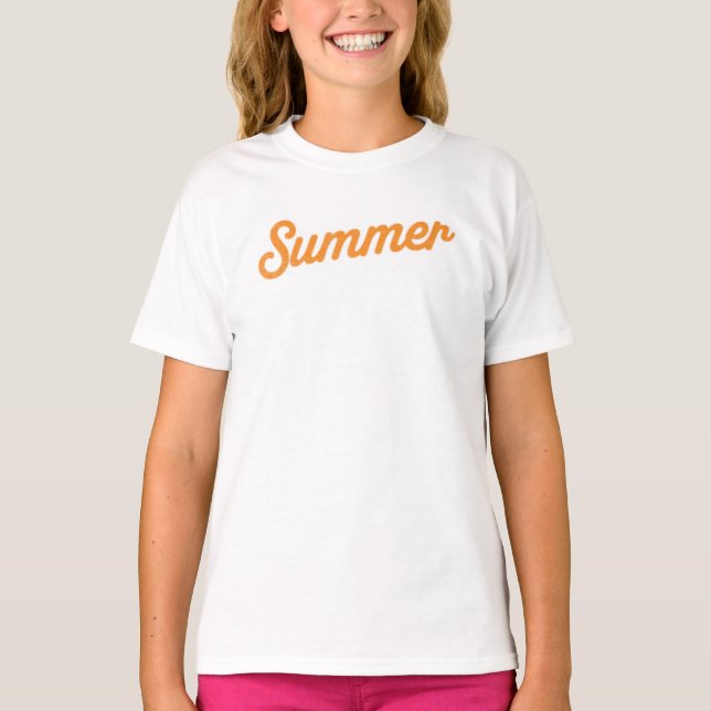 T-shirt Classique pour enfants d'été (Devant)