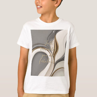 T-shirt classique pour enfants en graphisme élégan